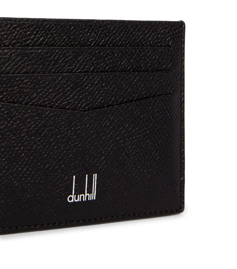 dunhill leather business card holder